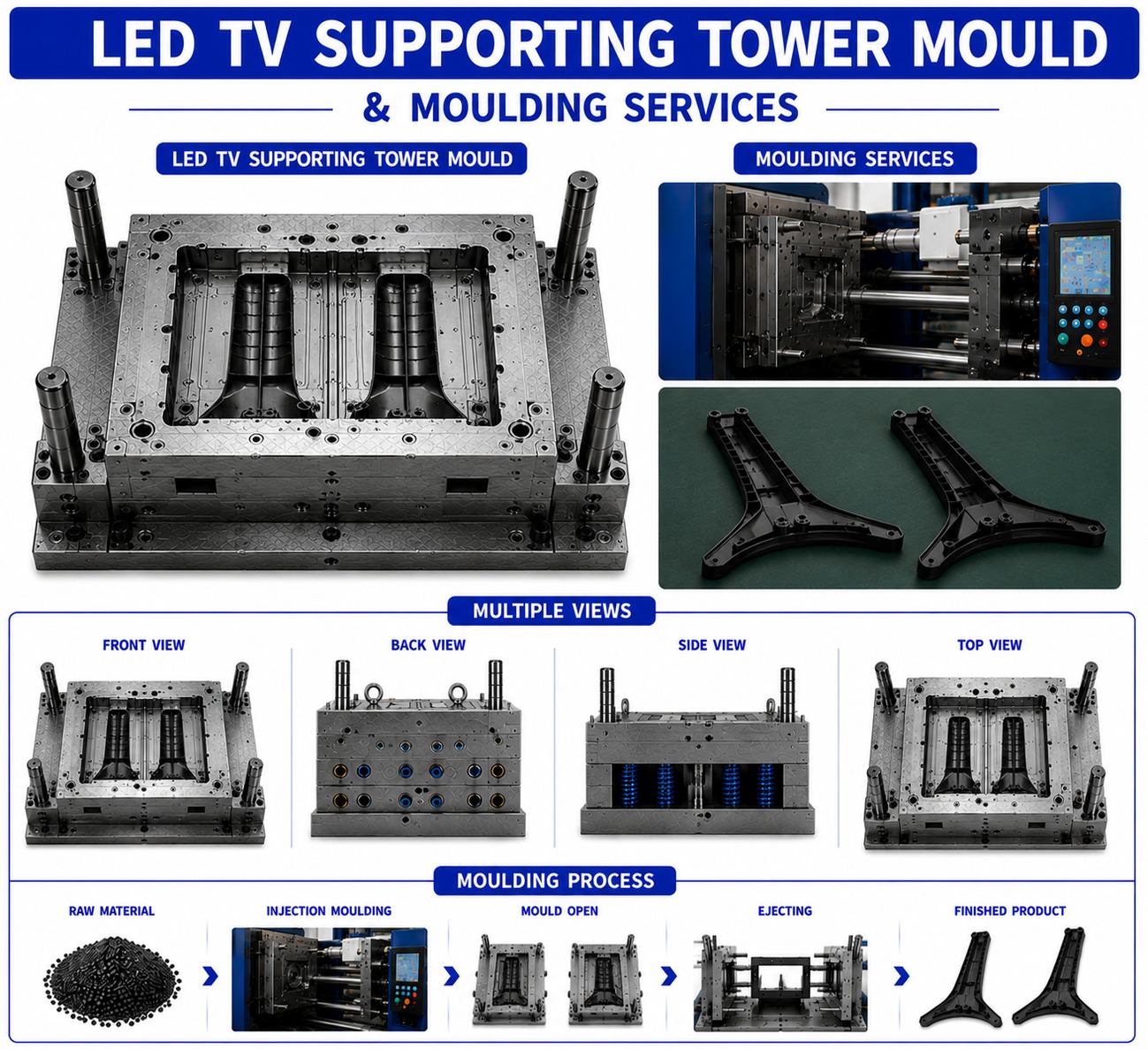 LED TV Supporting Tower Mould